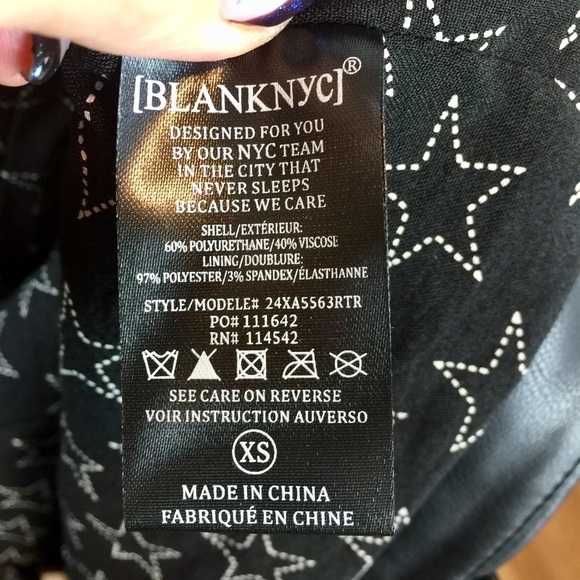 BLANKNYC Over the Moon Black Vegan Moto Jacket - Picture 12 of 13